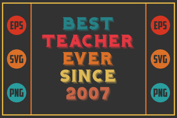 A Warmly Retro Embroidery Design for a Cherished Teacher