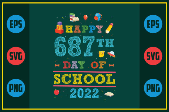 Celebrating 687 Days of School with Embroidery