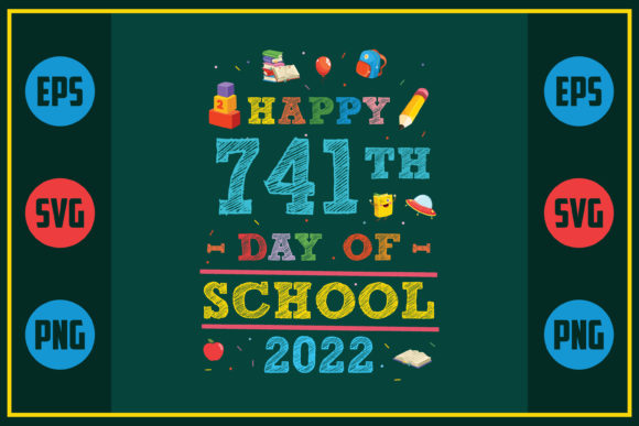 Celebrating 741 Days of School with Embroidery