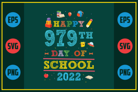 Celebrating 979 Days of School with Embroidery