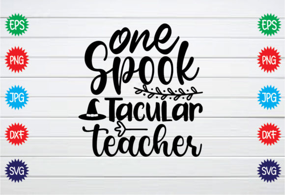 One Spook Tacular Teacher: A Festive Embroidery Design